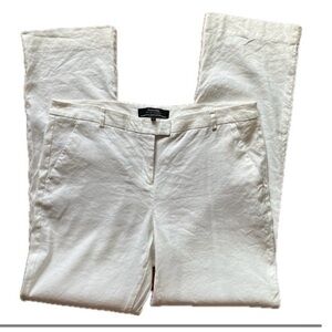 RW&CO linen blend “modern flare” lightweight suit pants or trousers, white, 14